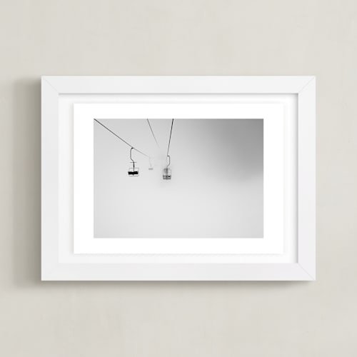 This is a grey fog art by Massimiliano Massimo Borelli called through the fog