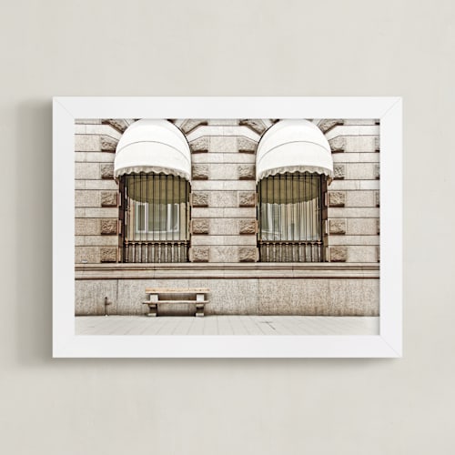 This is a creamy beige art by Alexandra Feo called beige scene