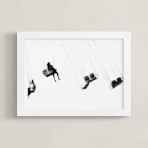 This is a black and white art by Kaitlin Rebesco called coney island