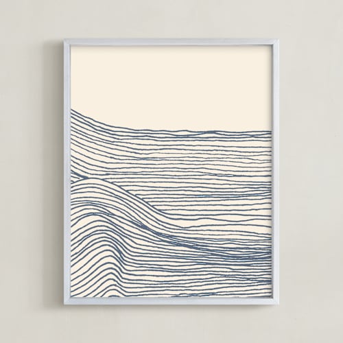 This is a deep ocean art by Jayne Alfieri called rolling waves ii