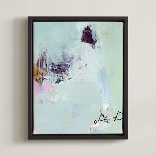 This is a mint art by Rita Kwong called summer walk with mint chip ice-cream 2