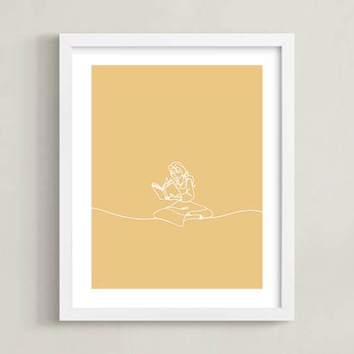 This is a buttermilk disney art by Britt Mills called lost in a book from disney's beauty and the beast