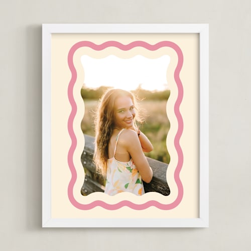 This is a seashell photo art by Robert and Stella called wavy: framed photo