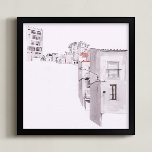 This is a shades of grey art by Viktoria Eperjesi called sicily