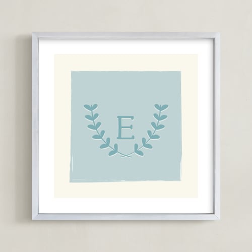 This is a sky nursery wall art by Kim Dietrich Elam called laurel