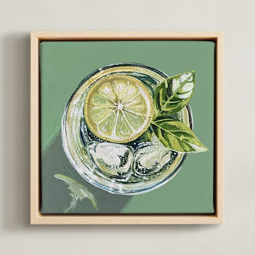 This is a sage green art by Amber Piacentine called from the top 4