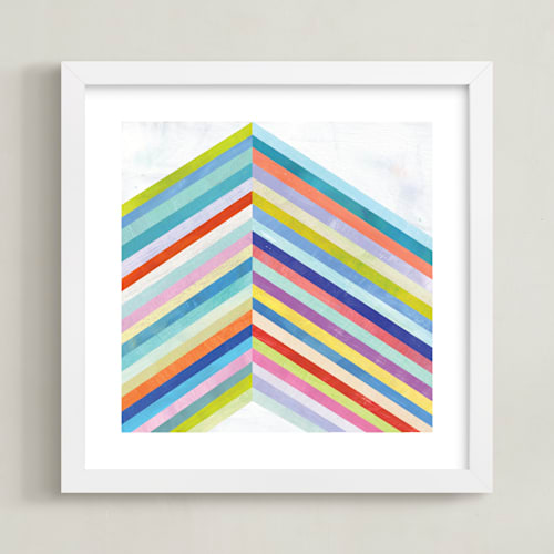 This is a rainbow art by melanie mikecz called converge