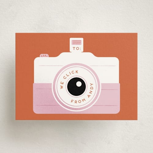 This is a terracotta kids valentines day cards with standard by Gwen Bedat called click printing on signature in standard