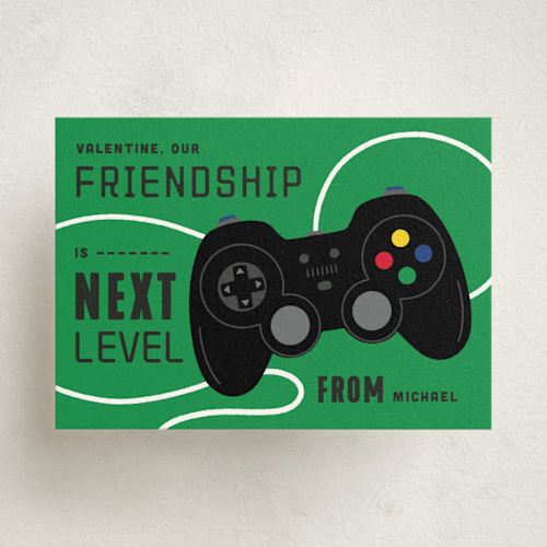 This is a turf kids valentines day cards with standard by Michelle Taylor called next level printing on signature in standard