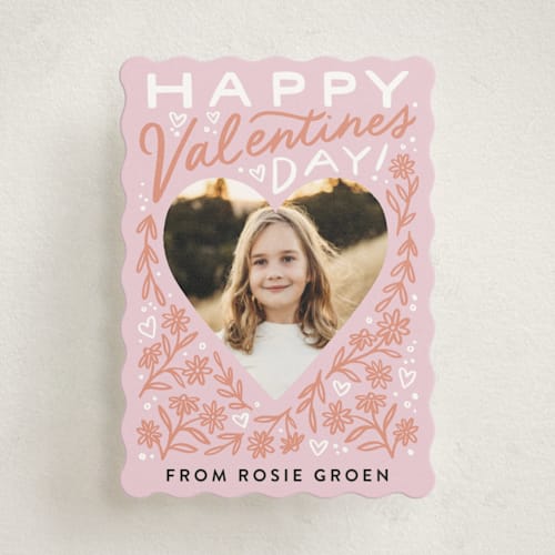 This is a carnation kids valentines day cards with standard by Alethea and Ruth called doodle page printing on signature in standard