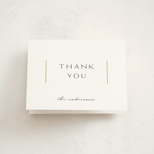 This is a cotton baby thank you cards with standard by Iveta Angelova called new day printing on strathmore in standard