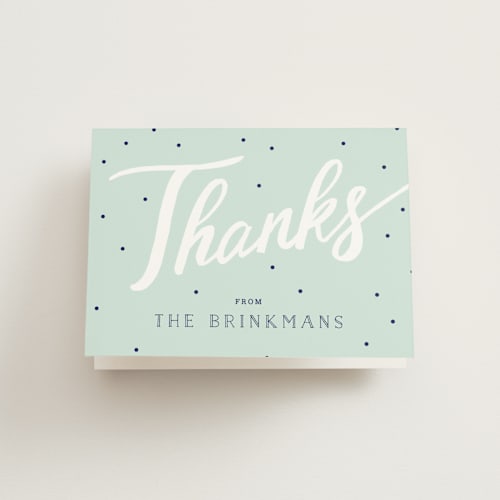 This is a sea kids thank you cards with standard by Carrie ONeal called heartfelt printing on strathmore in standard