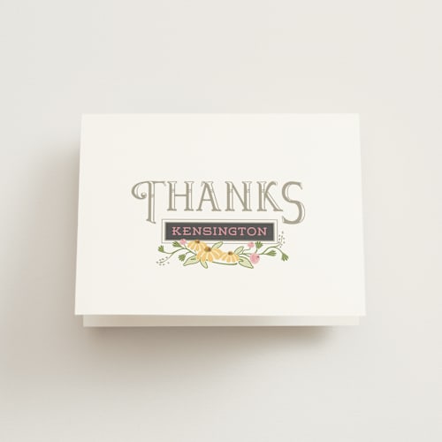 This is a chalkboard kids thank you cards with standard by Carole Crohan - CaroleeXpressions called thee big one printing on strathmore in standard
