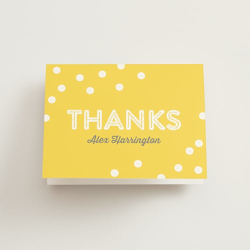 This is a sunshine kids thank you cards with standard by Lauren Chism called just be printing on strathmore in standard