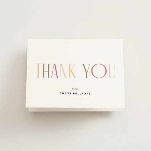 This is a candy kids thank you cards with standard by Iveta Angelova called happy birthday printing on strathmore in standard