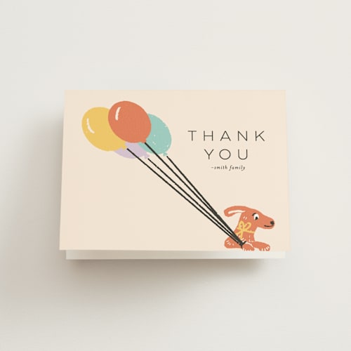 This is a sour apple kids thank you cards with standard by Shiny Penny Studio called birthday bus printing on strathmore in standard