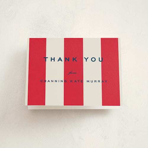 This is a pilot graduation thank you cards with standard by Megan Davis called campania printing on strathmore in standard