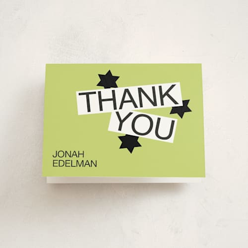 This is a lime bar mitzvah bat mitzvah invitations with standard by Inkblot Design called decal printing on strathmore in standard