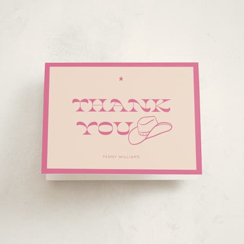 This is a peony bar mitzvah bat mitzvah invitations with standard by Rachel Cassel called cowgirl printing on strathmore in standard