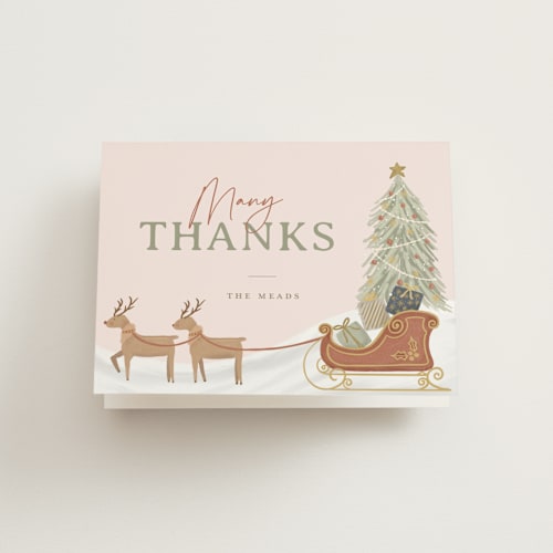 This is a gumdrop thank you cards with standard by Joanna Griffin called my favorite things printing on strathmore in standard