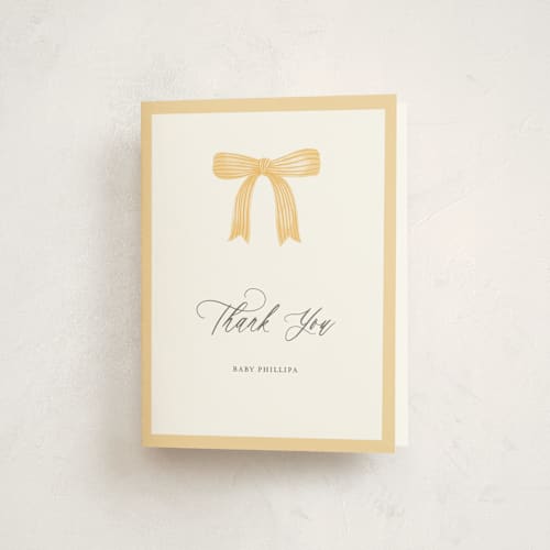 This is a buttercup kids thank you cards with standard by Paper Raven Co. called dainty garden printing on strathmore in standard
