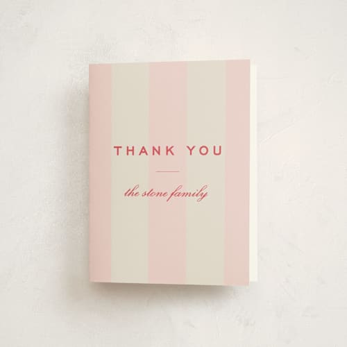 This is a fragola kids thank you cards with standard by Megan Davis called campania printing on strathmore in standard