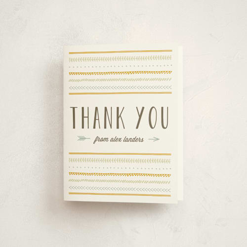 This is a marigold kids thank you cards with standard by Chasity Smith called birthday doodle printing on strathmore in standard