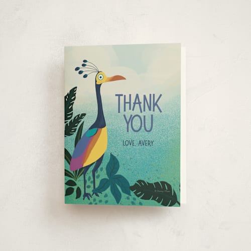 This is a sky kids thank you cards with standard by Rebekah Canavan called disney and pixar up! adventure printing on strathmore in standard
