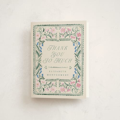 This is a evergreen baby shower thank you cards with standard by Petra Kern called book cover printing on strathmore in standard
