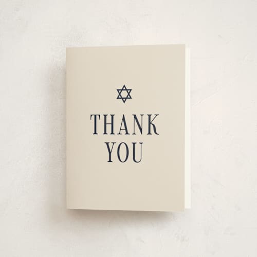 This is a midnight bar mitzvah bat mitzvah invitations with standard by Meagan Christensen called broche printing on strathmore in standard