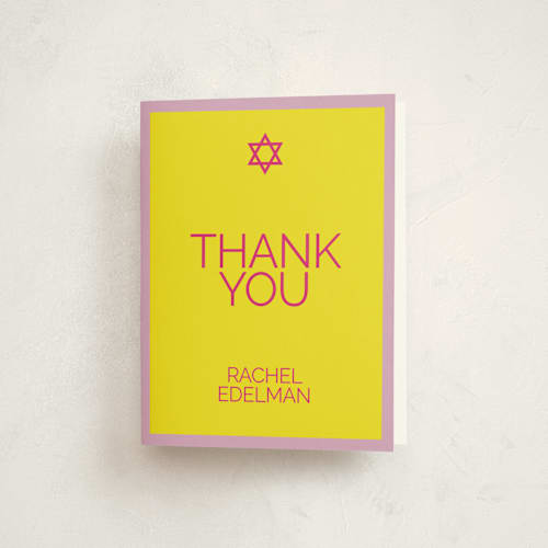 This is a candy-glow bar mitzvah bat mitzvah invitations with standard by Inkblot Design called pop up printing on strathmore in standard