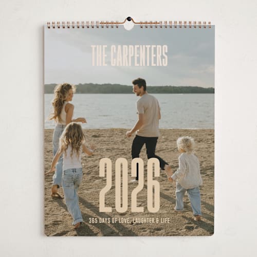 This is a cozy photo calendars by letterfix called ensemble printing on premium calendar paper in grand