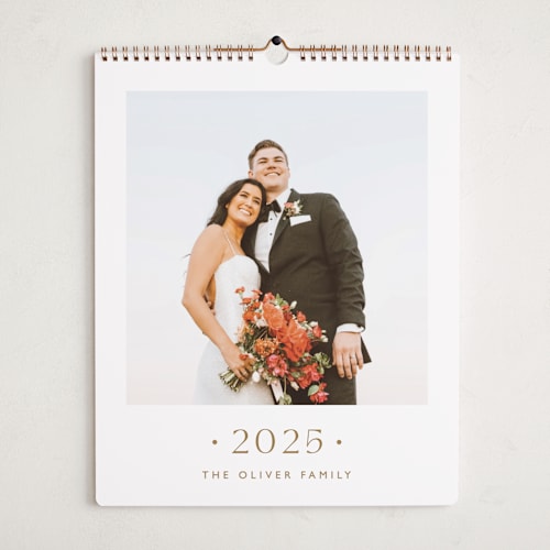 This is a caramel photo calendars by Carolyn MacLaren called dotted printing on premium calendar paper in grand