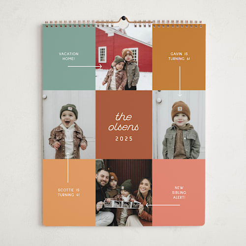 This is a retro photo calendars by elithing called year in review printing on premium calendar paper in grand