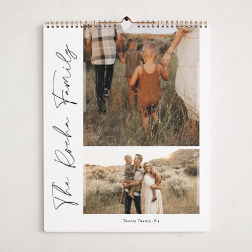 This is a onyx photo calendars with standard by Sarah Curry called ink pen printing on premium calendar paper in grand