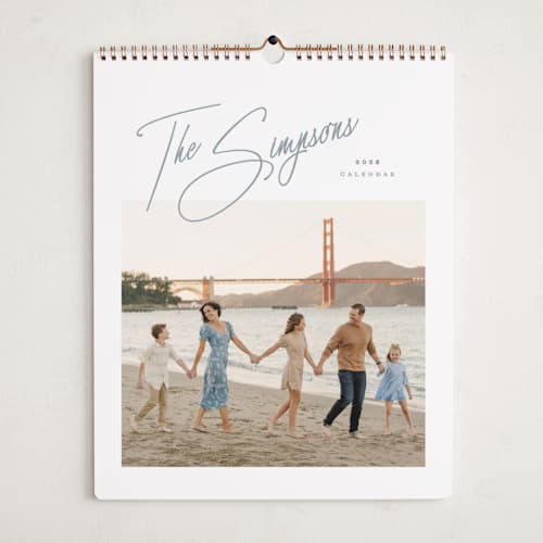 This is a snow photo calendars with standard by Lauren Chism called sweetest love printing on premium calendar paper in grand