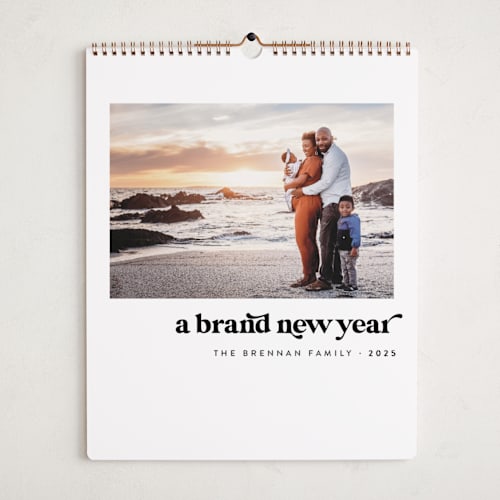 This is a cloud photo calendars by Leah Ragain called simple statement printing on premium calendar paper in grand