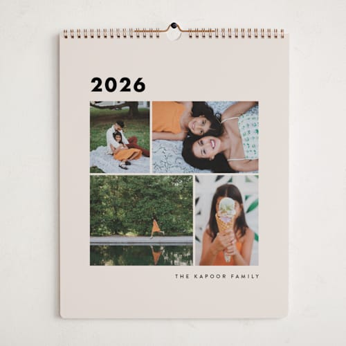 This is a sandstone photo calendars by Olivia Raufman called fourth quarter printing on premium calendar paper in grand