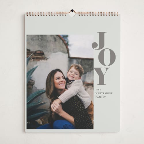 This is a slate photo calendars by Jennifer Lew called stacked year printing on premium calendar paper in grand