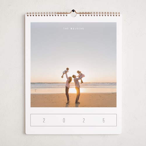 This is a slate photo calendars by Playground Prints called modern watercolor printing on premium calendar paper in grand