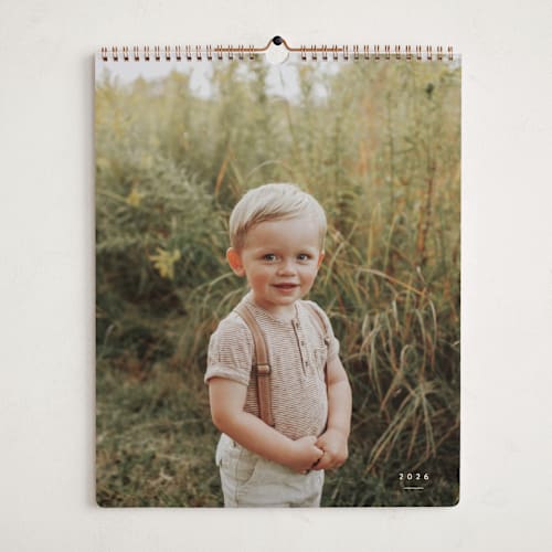 This is a cotton photo calendars by Sara Hicks Malone called wonder printing on premium calendar paper in grand