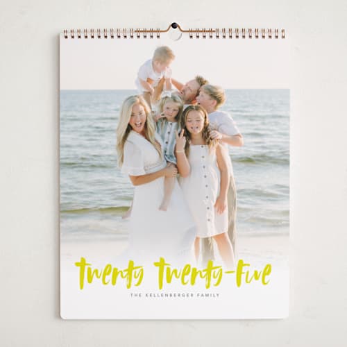 This is a highlighter photo calendars by Lea Delaveris called bright and bold printing on premium calendar paper in grand