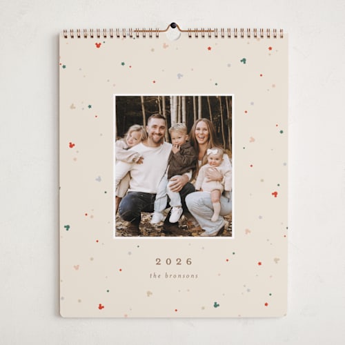 This is a cherry photo calendars with standard by Ellen Schlegelmilch called mickey confetti printing on premium calendar paper in grand