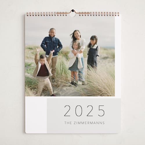 This is a slate photo calendars by Juliana Zimmermann called kid quotes printing on premium calendar paper in grand