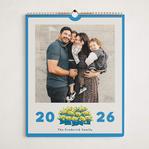 This is a sky photo calendars with standard by Jackie Crawford called disney and pixar's aliens printing on premium calendar paper in grand