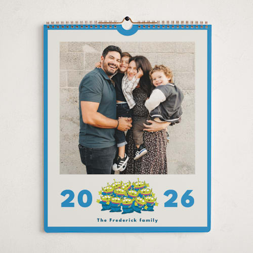 This is a sky photo calendars with standard by Jackie Crawford called disney and pixar's aliens printing on premium calendar paper in grand