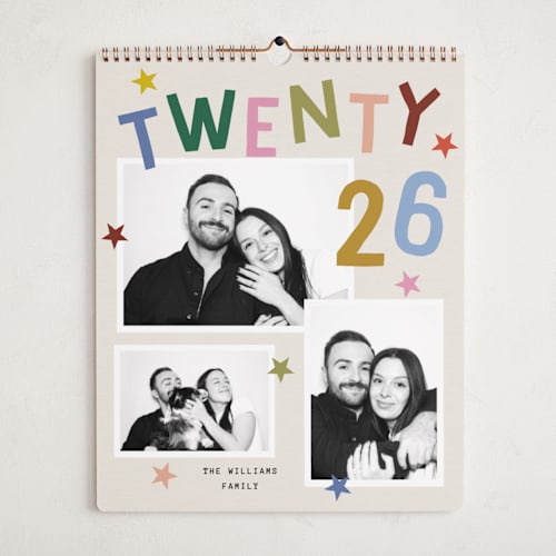 This is a classic photo calendars by Kercia Jane called full of joy (& cheer) printing on premium calendar paper in grand