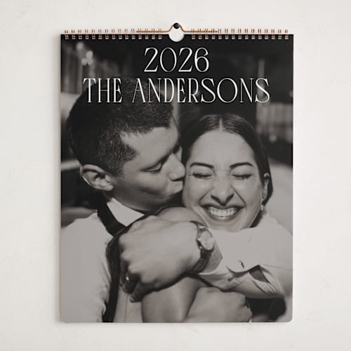 This is a snow photo calendars by Maja Cunningham called classic timeless printing on premium calendar paper in grand