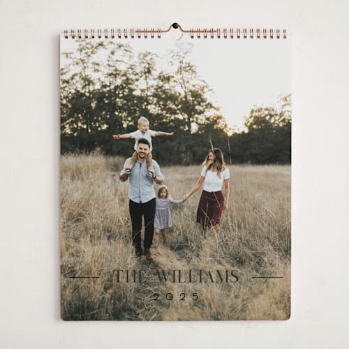 This is a midnight photo calendars by Christy Hy Lee called minimal space printing on premium calendar paper in grand