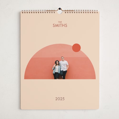 This is a salmon photo calendars by Alex Roda called bianca printing on premium calendar paper in grand